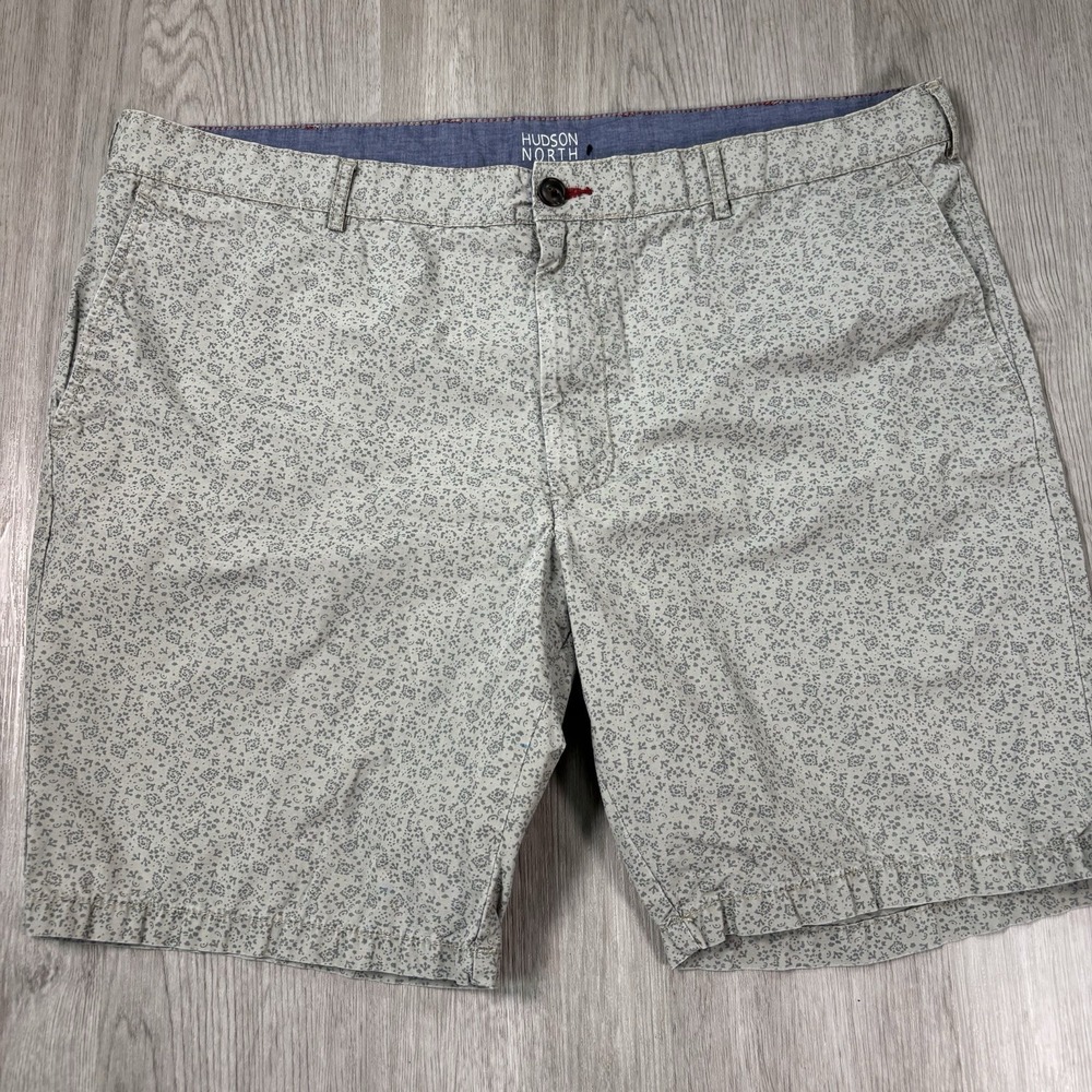 Hudson North Men's Total‎ Print Coral Reef Cotton Chino Shorts W40